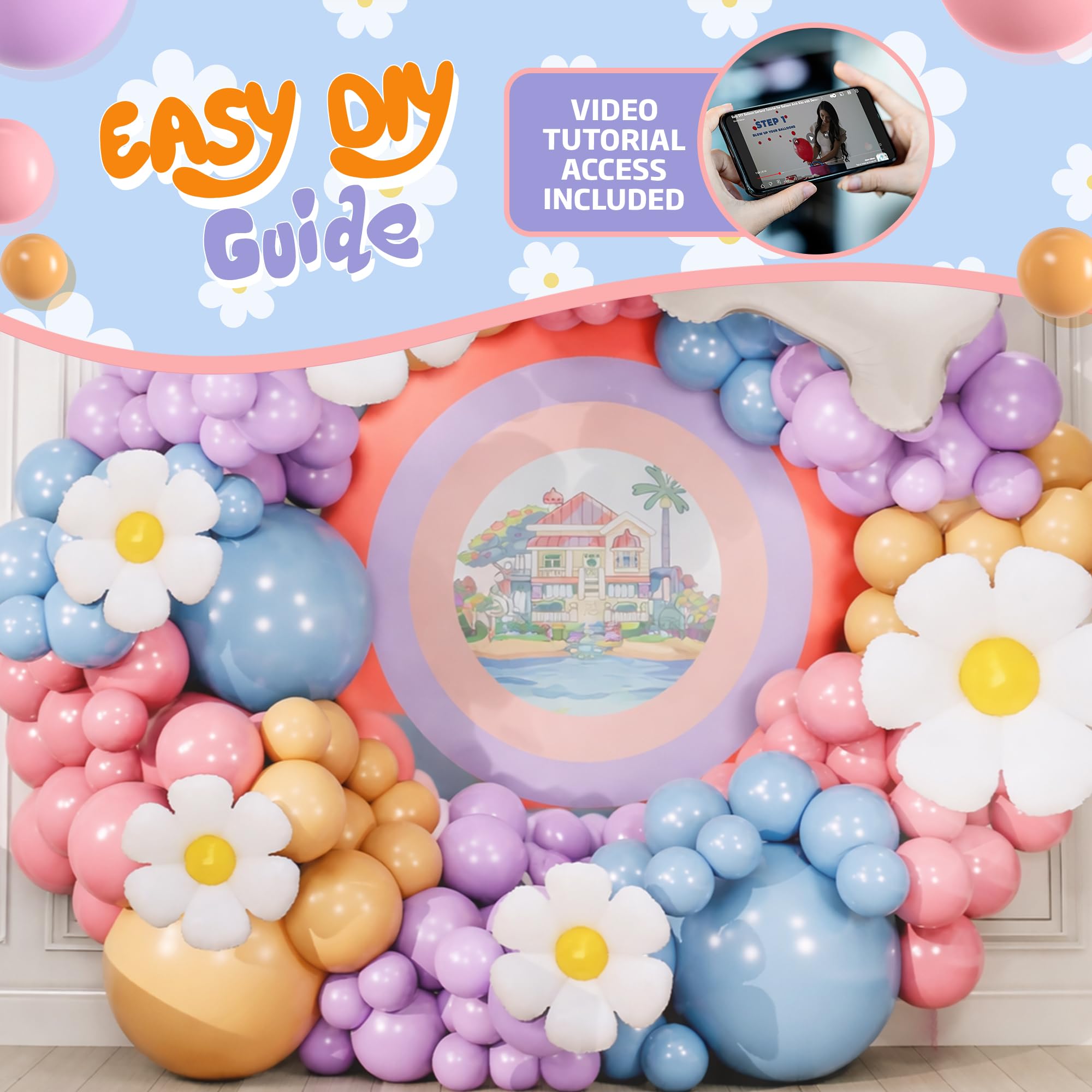 SHERYL DECOR 32ft tying ribbon helps securely hang balloons