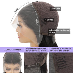 Shesbeauty glueless cap 8-14in enables secure wear without adhesive.