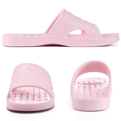 Shevalues textured EVA outsole delivers reliable non-slip traction on wet floors.