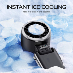 SHEWIND five-speed airflow controls for customizable comfort during outdoor activities.