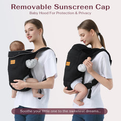 Shiaon all seasons cotton fabric keeps baby cool.