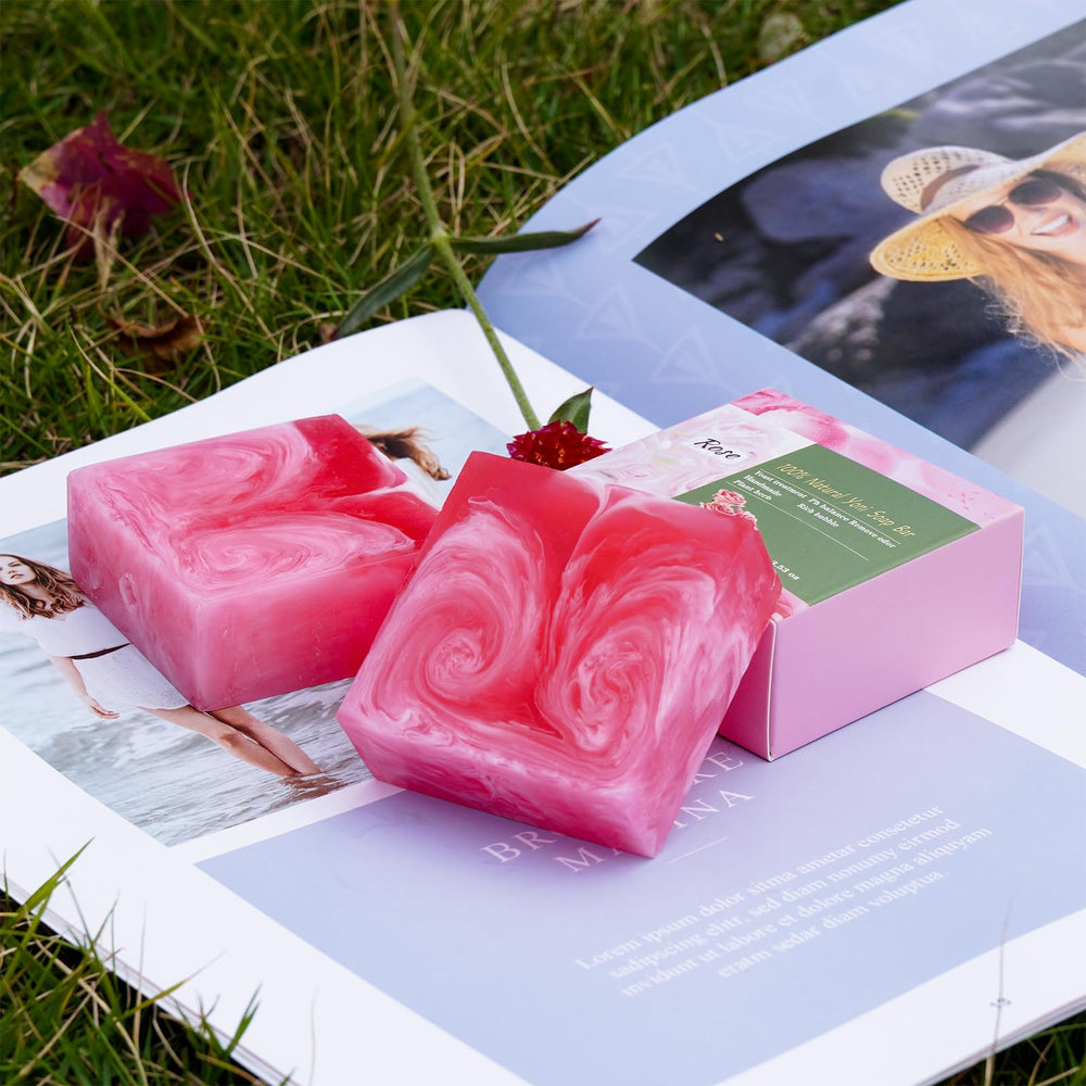 Shibarcle Yoni soap 2 pack with foam net for daily cleansing routine
