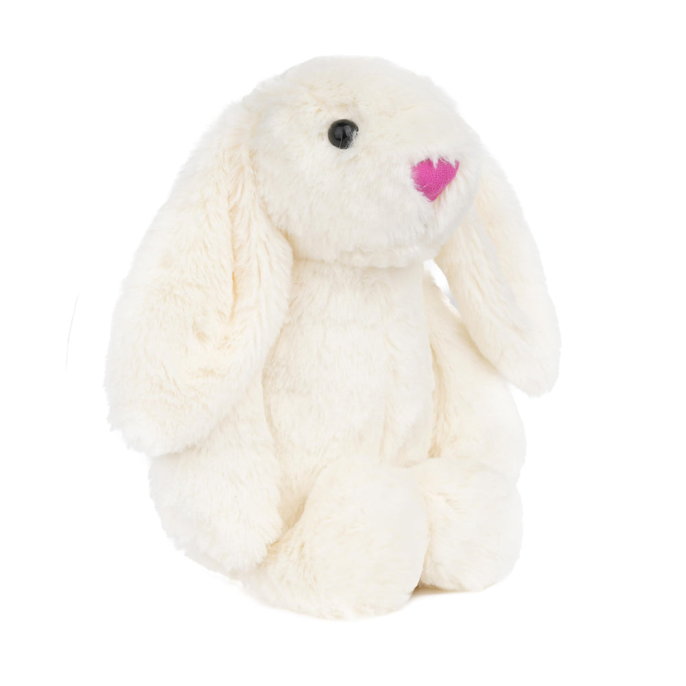 Shiguangji Bunny plush face with embroidered features, inviting gentle play.