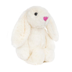 Shiguangji Bunny plush face with embroidered features, inviting gentle play.