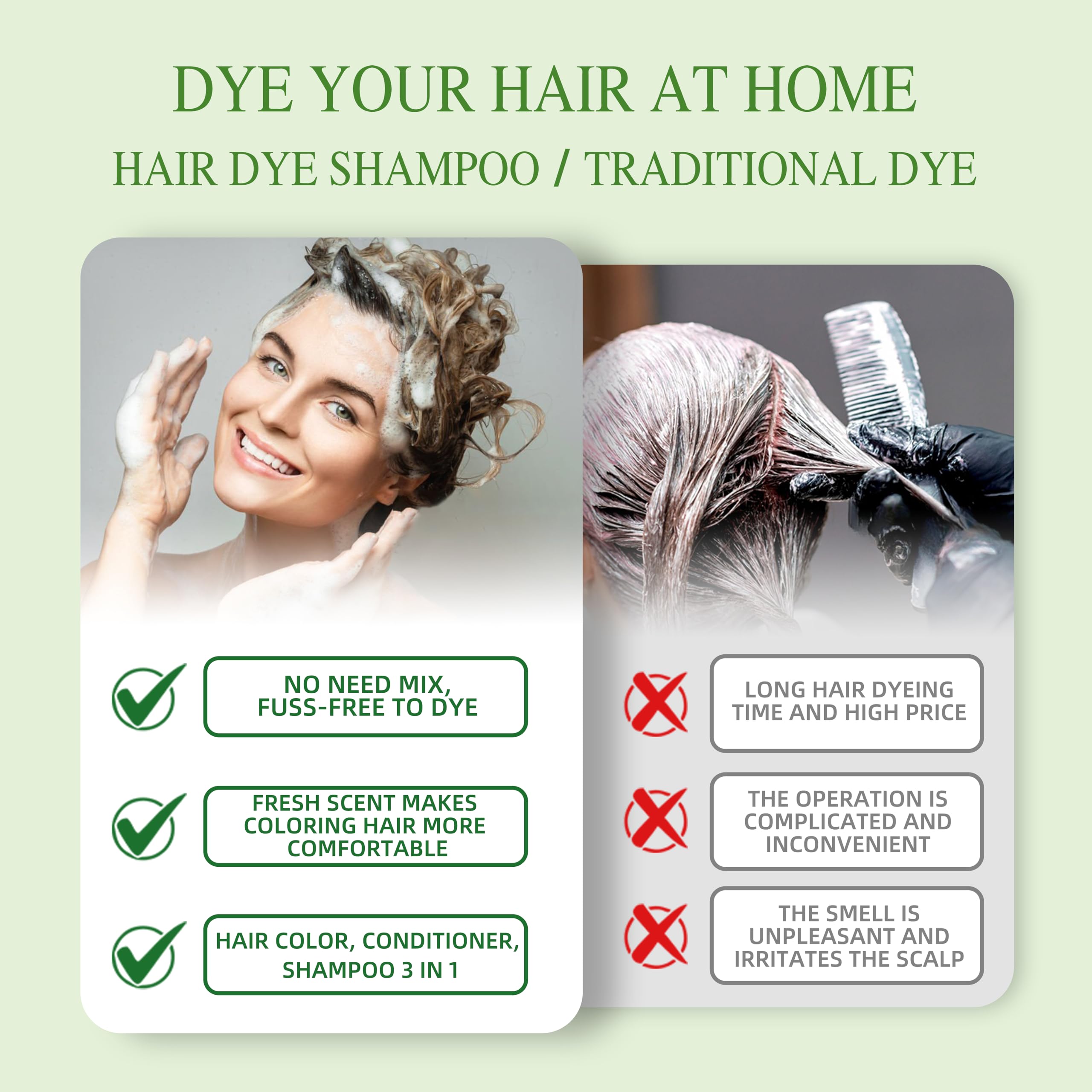 SHIHUANUO easy-at-home application with no mixing required.
