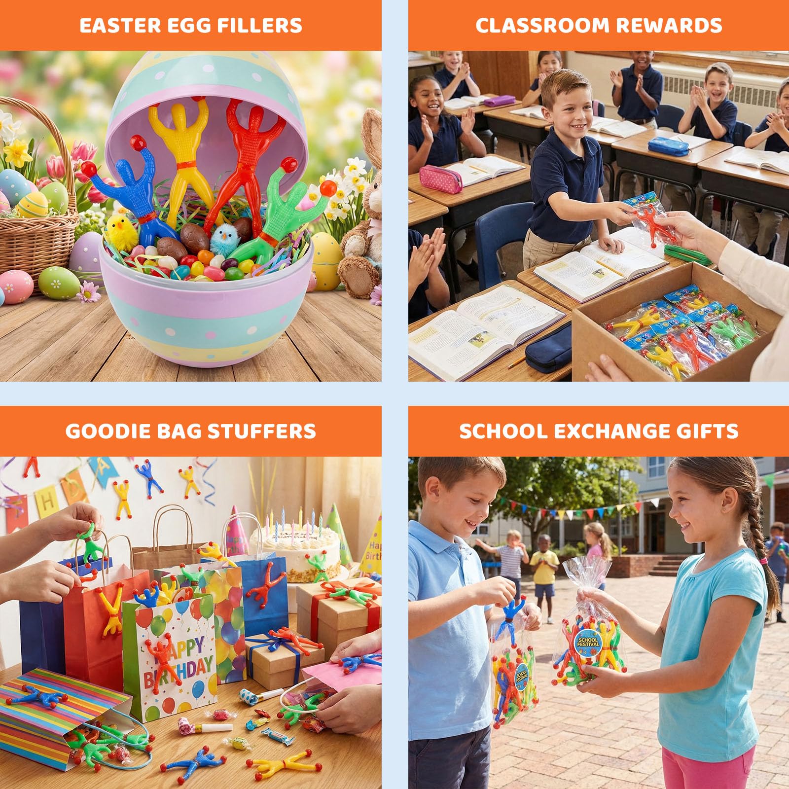 Shindel classroom gift filler display: non-candy rewards for events