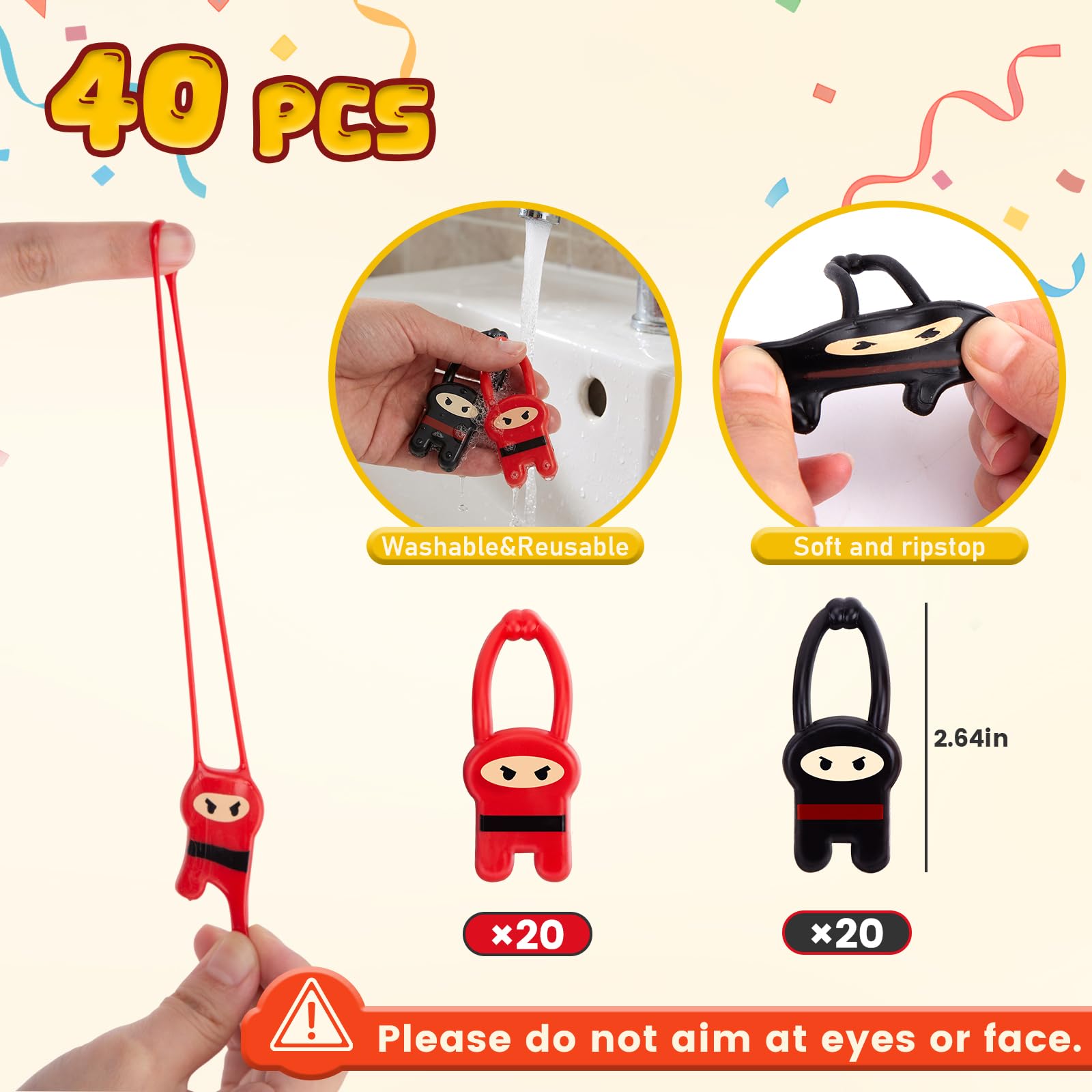 Shindel soft safe material ninja slingshots for kids.