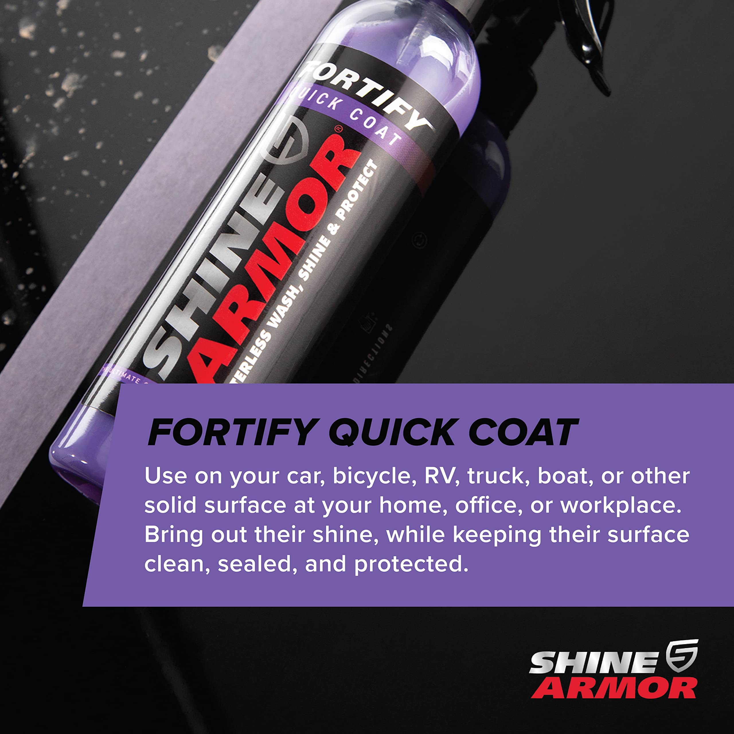 SHINE ARMOR nano-ceramic film forming a smooth, tough layer