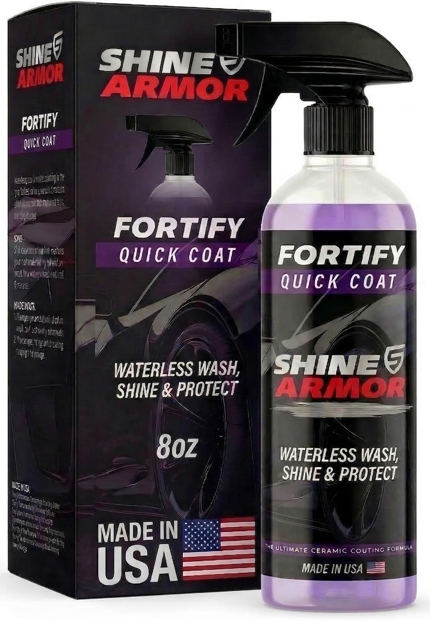 SHINE ARMOR quick coat spray glistening car paint for showroom finish