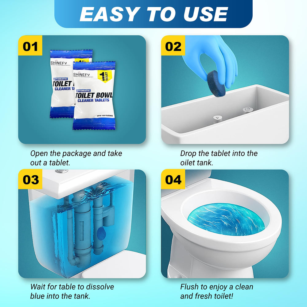 Shinefy septic-safe tablet supports safe use in homes with septic systems.