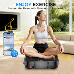 ShineMaos vibration plate side view highlighting slim profile
