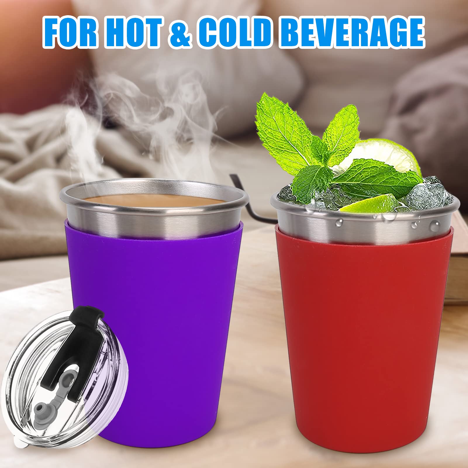 ShineMe heat-insulated sleeves protect tiny hands while sipping