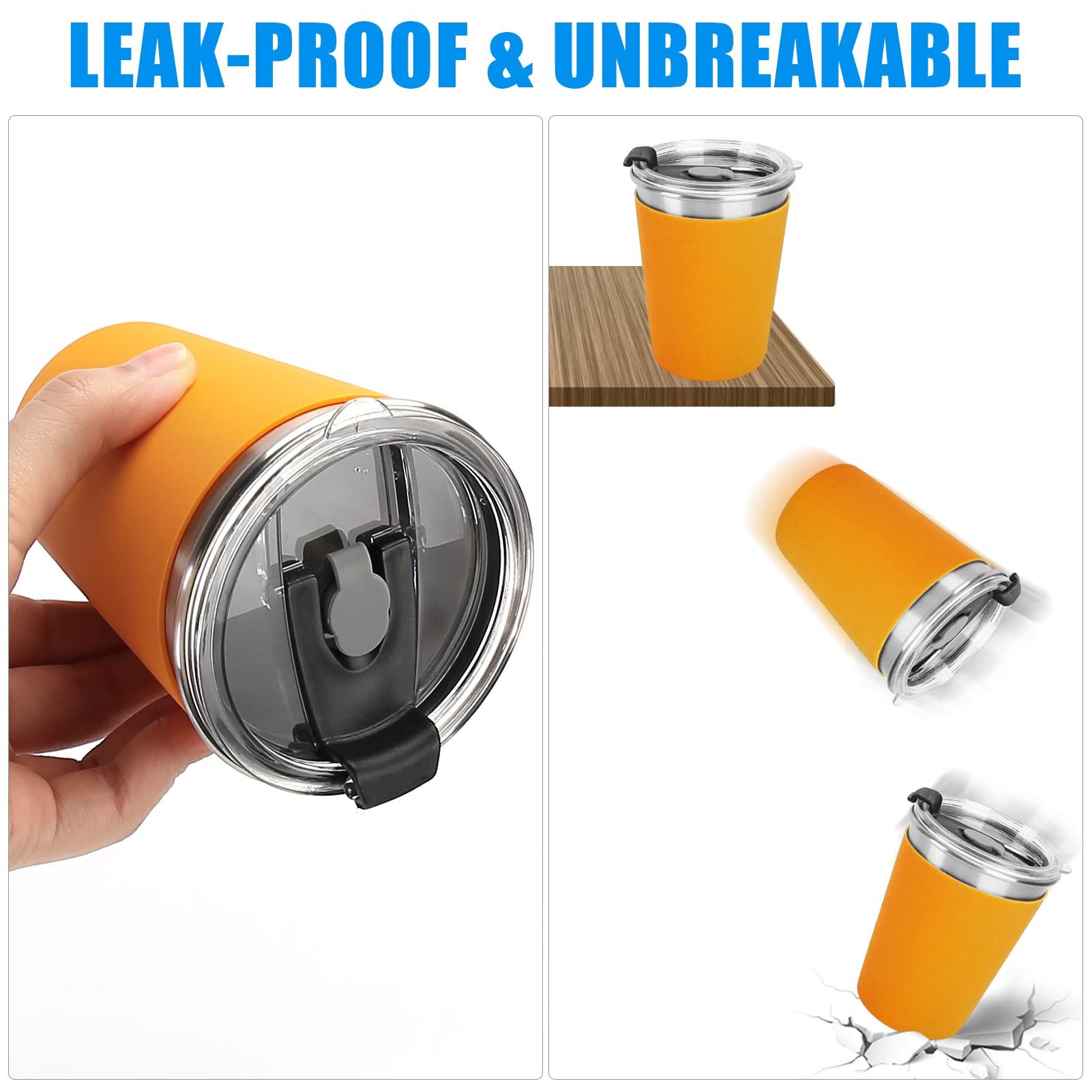 ShineMe unbreakable cups withstand daily use by kids and adults