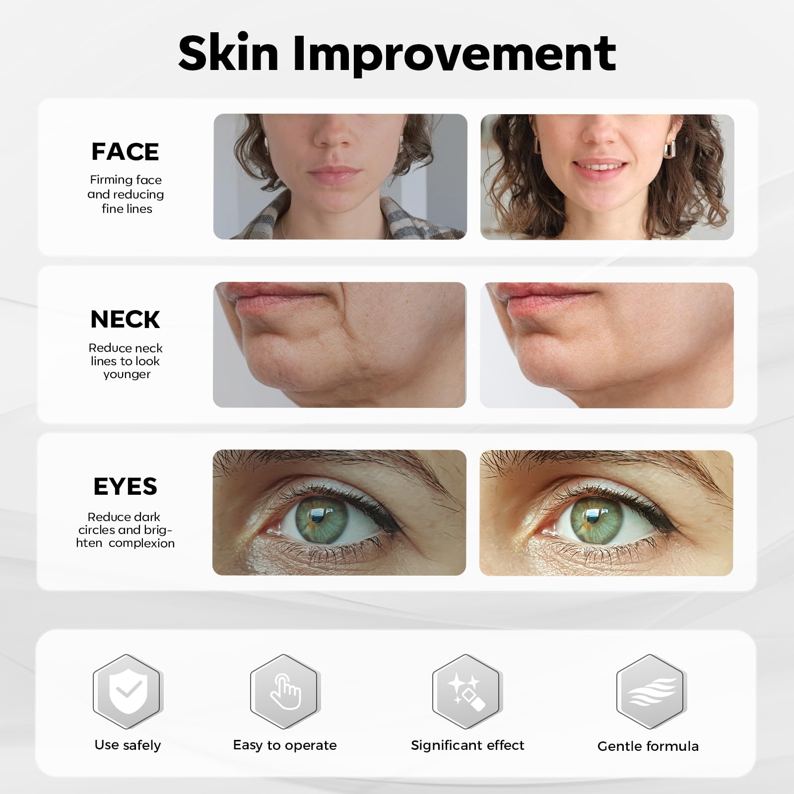 Shining Face at-home spa routine visuals illustrate easy biweekly use.