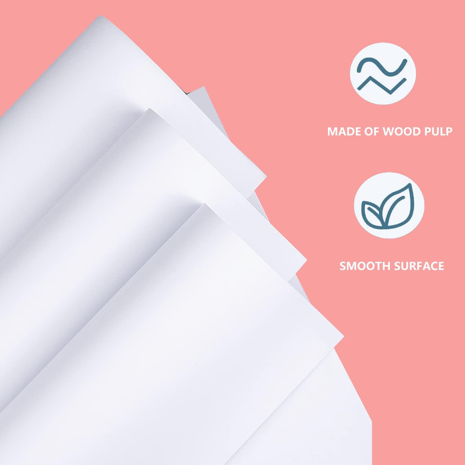 Shinok white construction paper easy to cut and handle