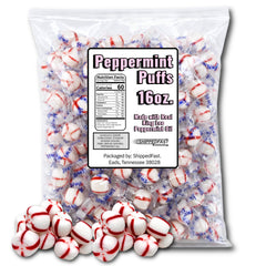 Shippedfast Soft Peppermint Puff King Leo packaging front for premium mint snacking