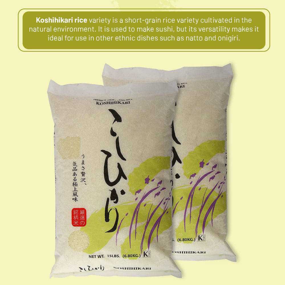 Sushi roll prep with Shirakiku Koshihikari short-grain rice.