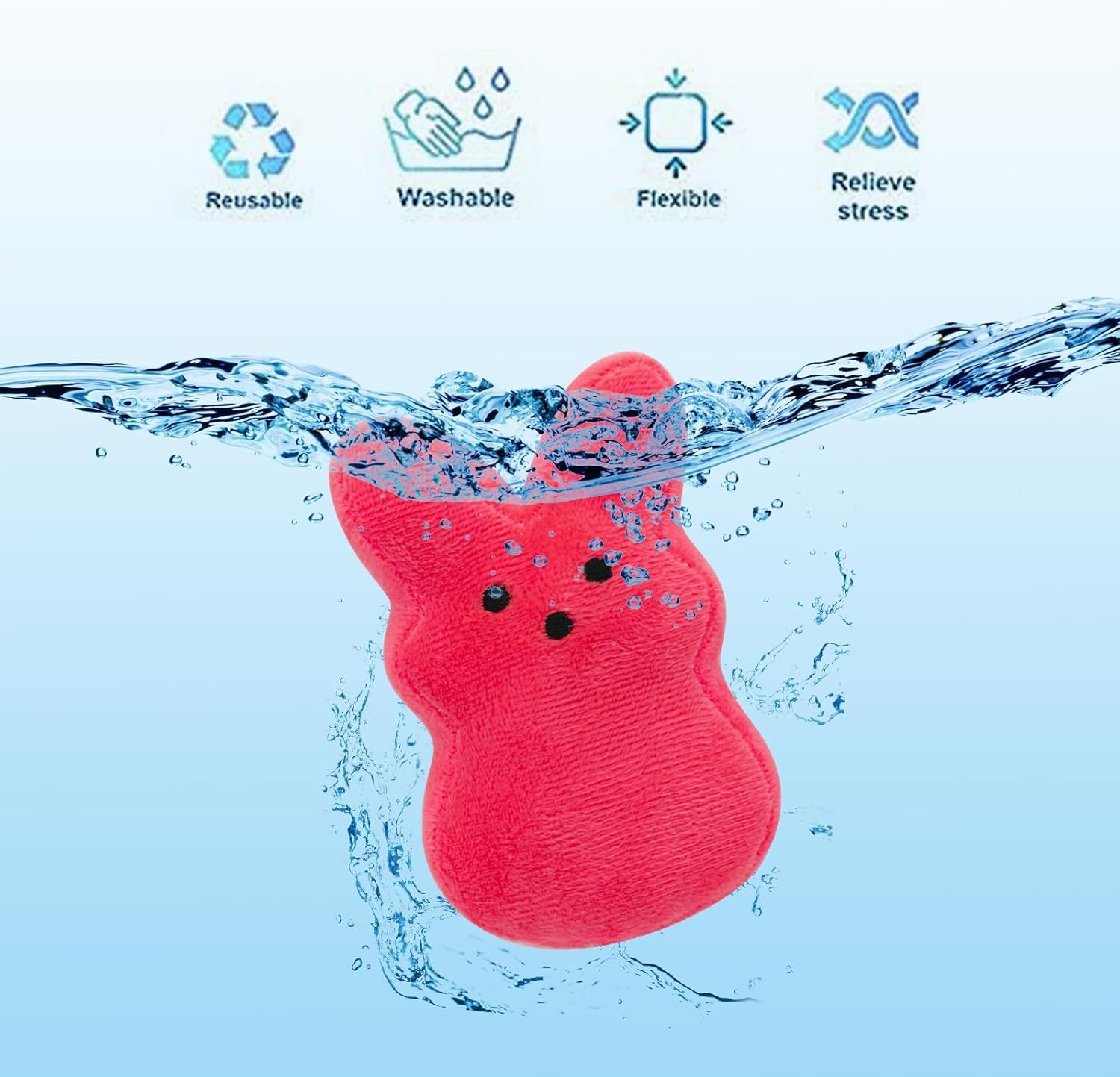 SHIRIA soft bunny plush with PP cotton interior for cuddly comfort.