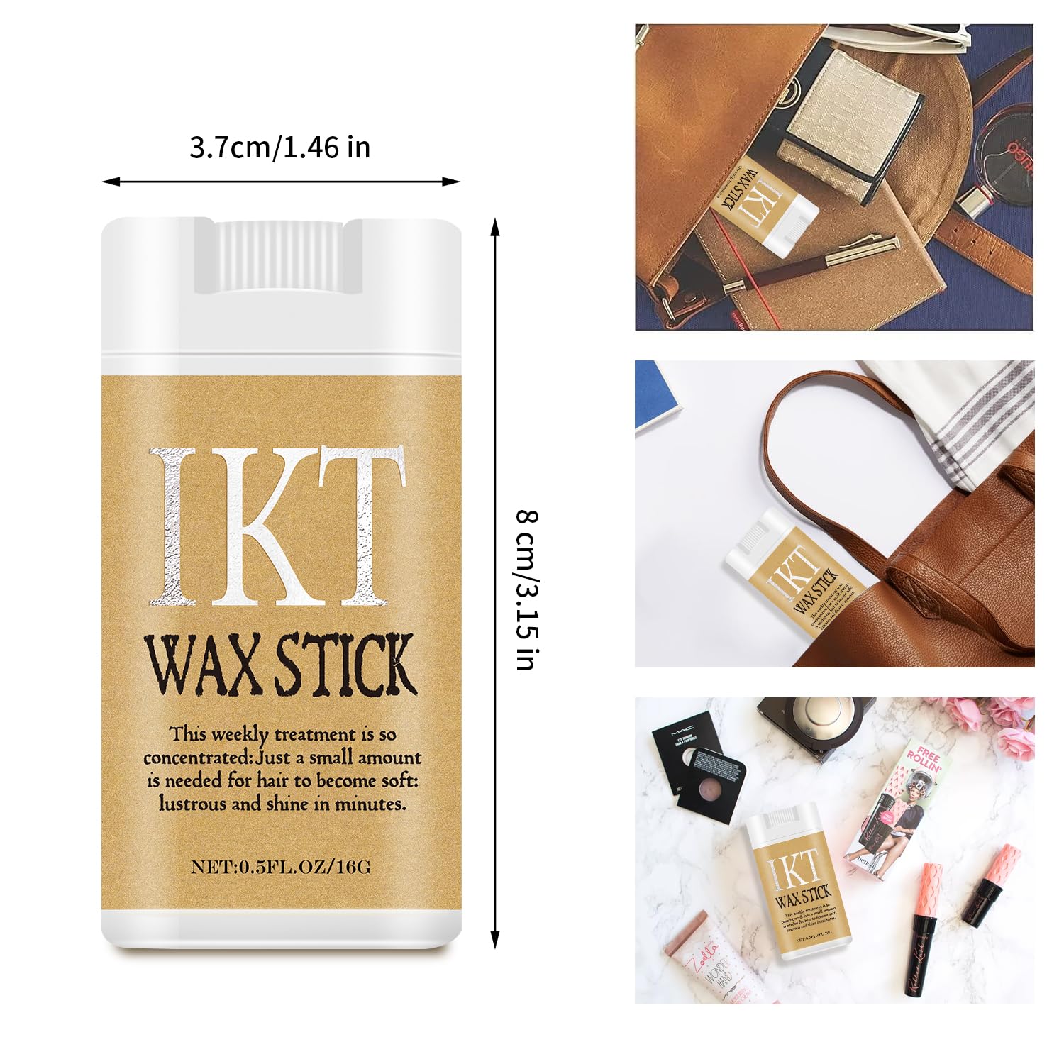 Shiyalan Hair Wax Stick for wigs helps define silhouettes without stiffness.