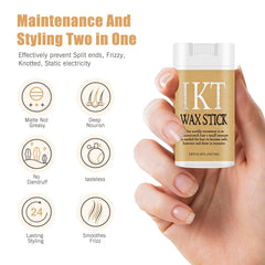 Shiyalan Hair Wax Stick soft shine for natural, supple finish.