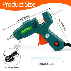 SHJADE hot glue gun precision nozzle for neat, drip-free application