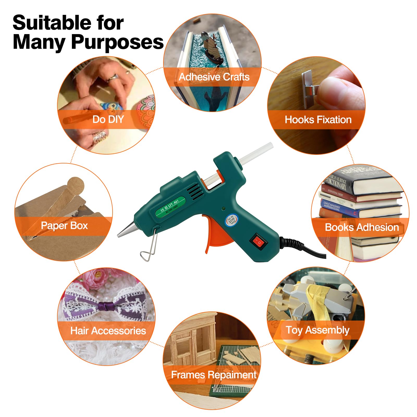 SHJADE kit enables kids crafts and home decorations with reliable bonding
