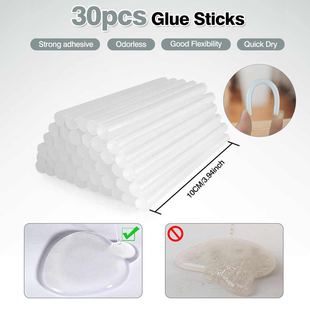 SHJADE mini glue gun fold-up stand for safe resting.