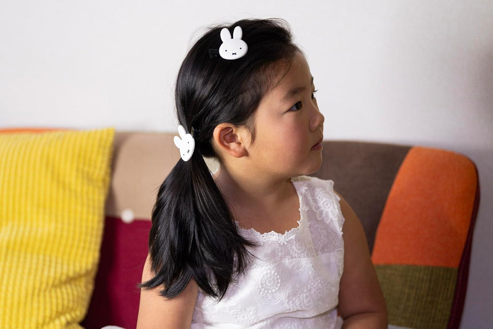 SHOBIDO Miffy clip on hair, easy grip for quick bangs control.