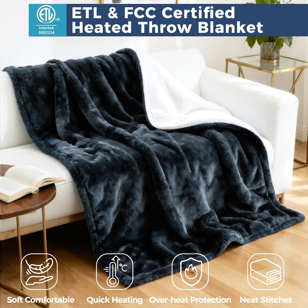 Shodu heated blanket offers multi-functional use on bed, sofa, and travel