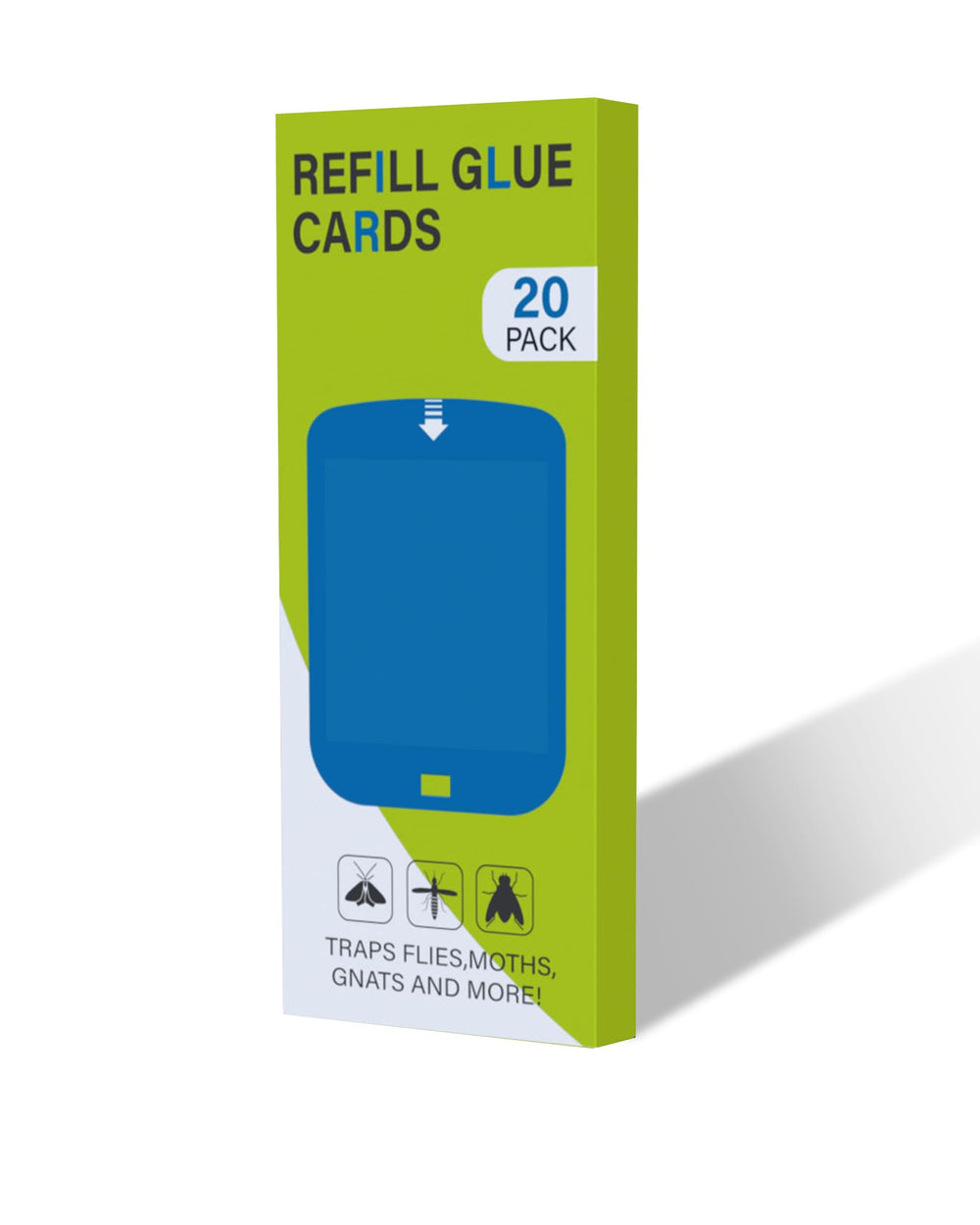 Shootingstar easy peel and insert for quick trap refresh.