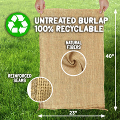 Shop Square burlap sacks with reinforced edges for durable backyard games