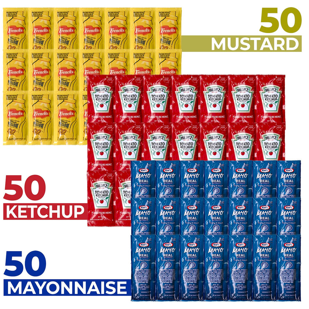 Shop Square mustard packets 50-pack perfect for grilling and picnics.