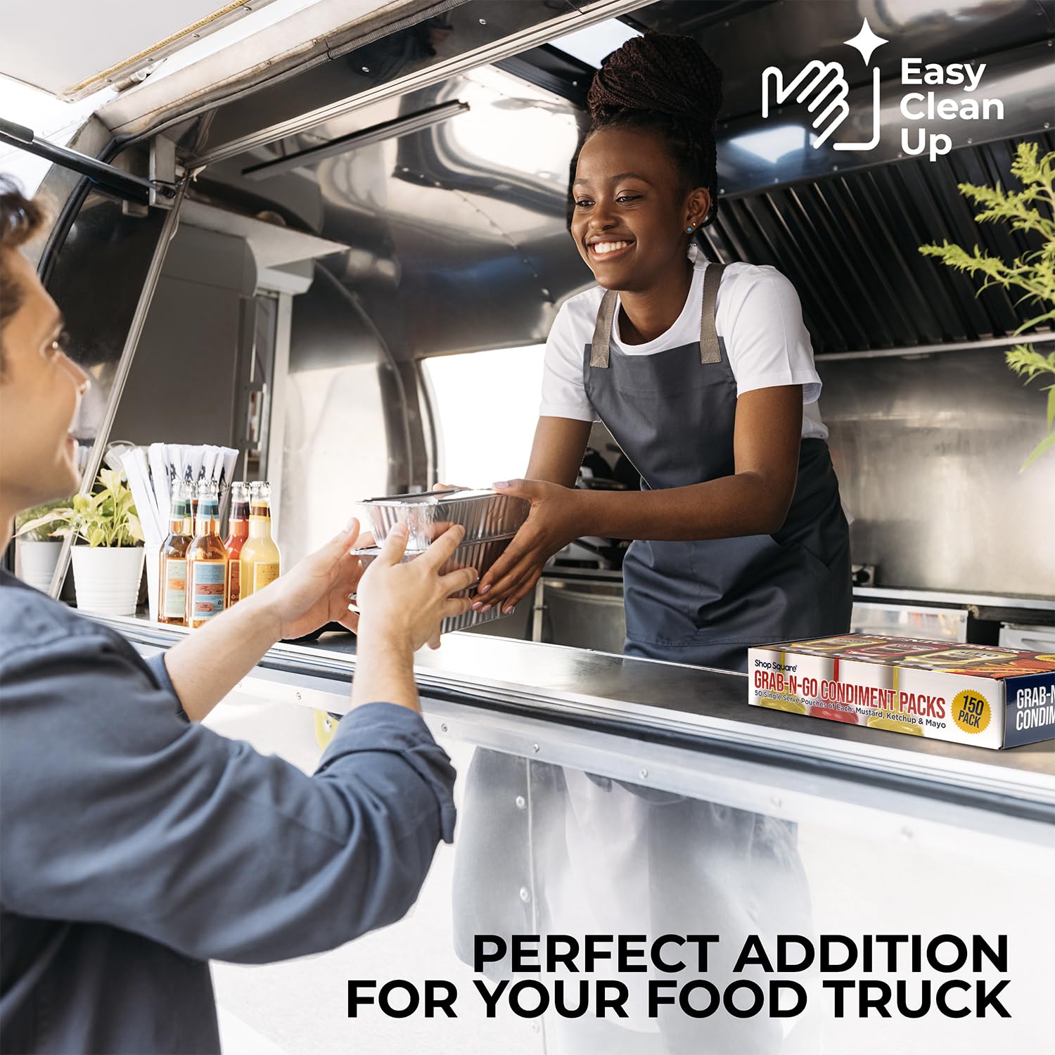 Shop Square travel-ready condiments pack ideal for trips and commuting.