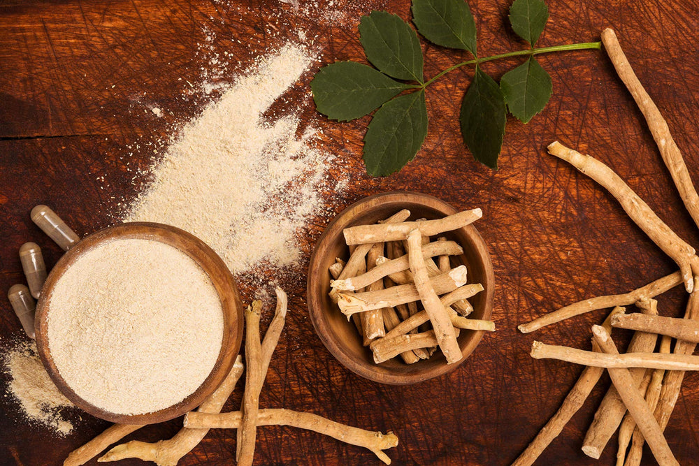 ShopOSR Ashwagandha powder for daily mixing in smoothies or tea.