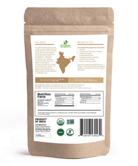 ShopOSR Ashwagandha root powder texture close-up showing natural granules.