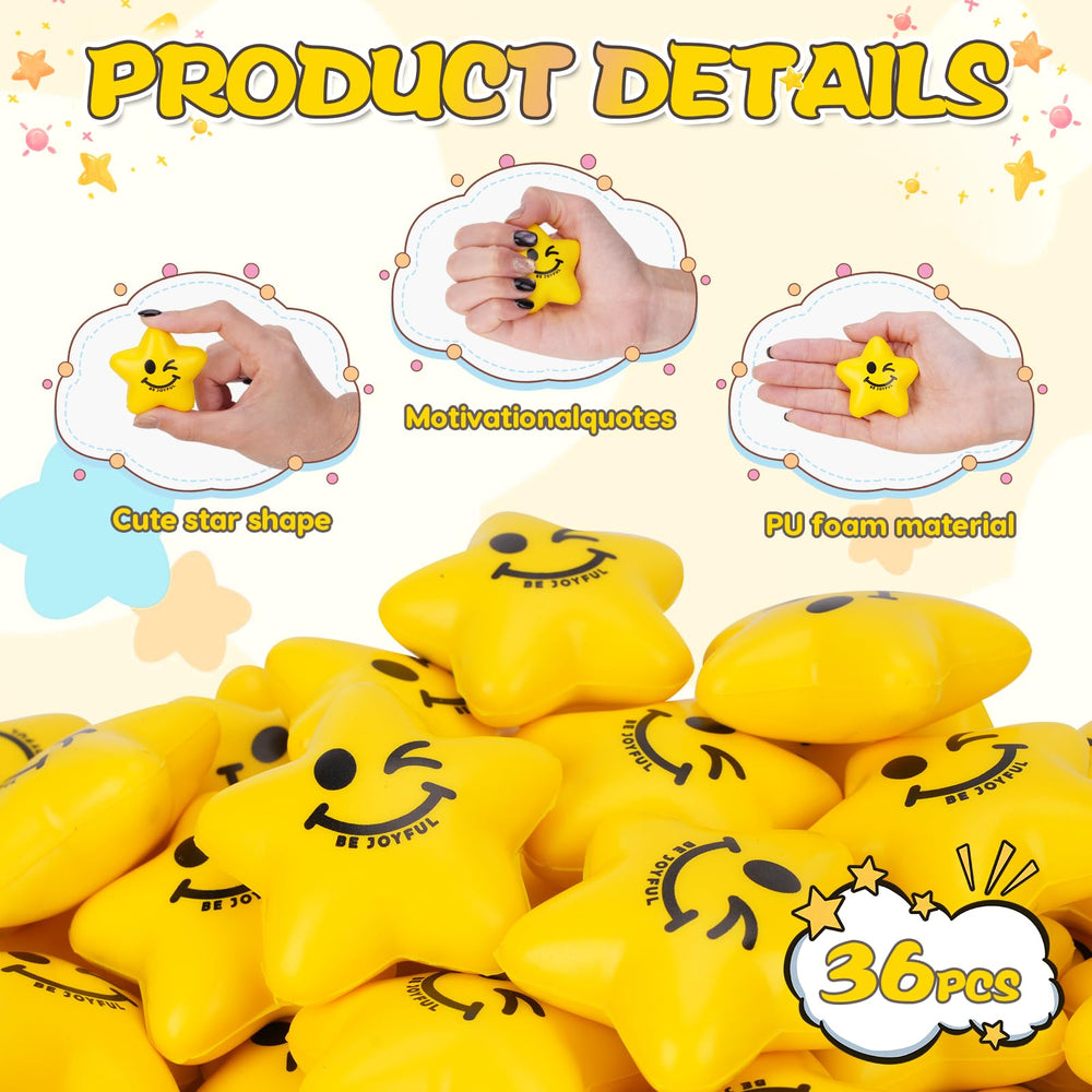 SHQDD mini stress ball 2.16 inch, kid-friendly, safe sensory toy for concentration