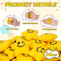 SHQDD mini stress ball 2.16 inch, kid-friendly, safe sensory toy for concentration
