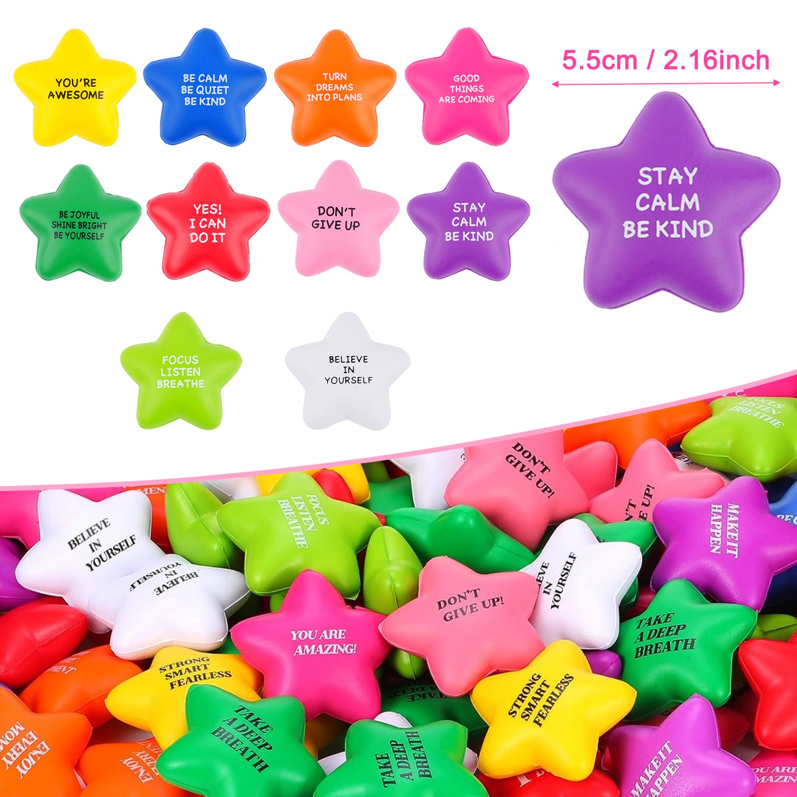 SHQDD star stress ball yellow for mood boosts during breaks