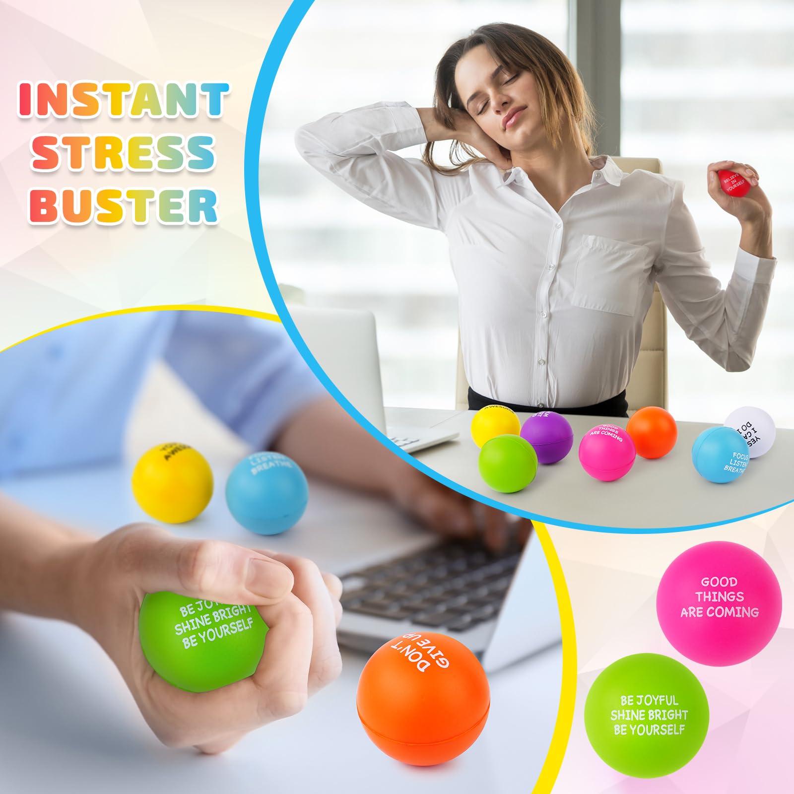 SHQDD blue stress ball delivers soft resistance for daily stress relief