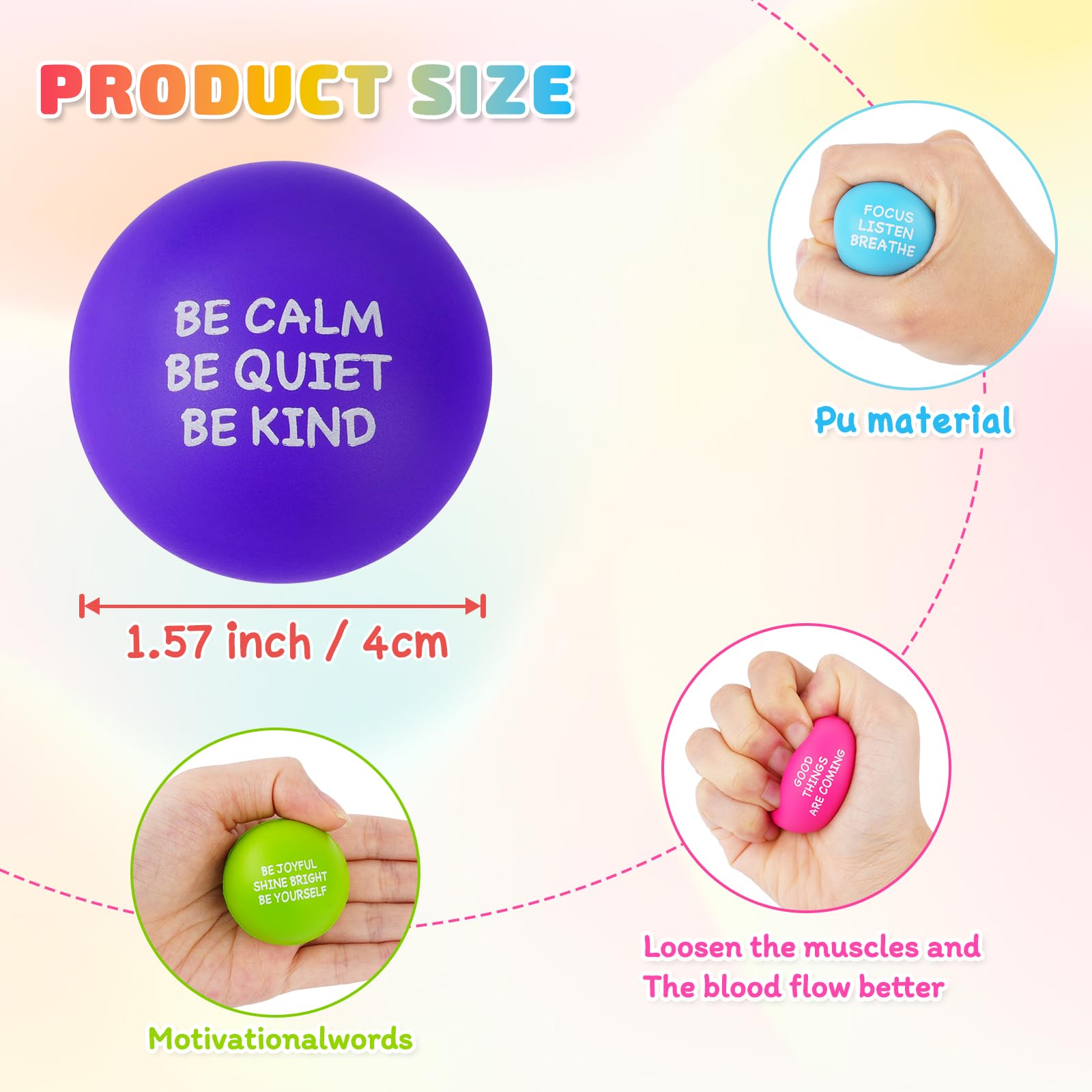 SHQDD red stress ball offers satisfying squeezes to ease busy work moments