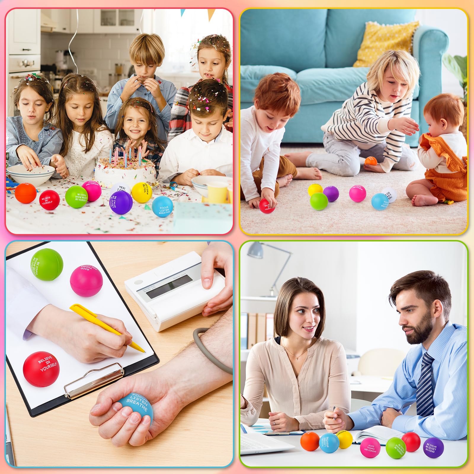 SHQDD yellow stress ball adds cheerful color to break-time routines