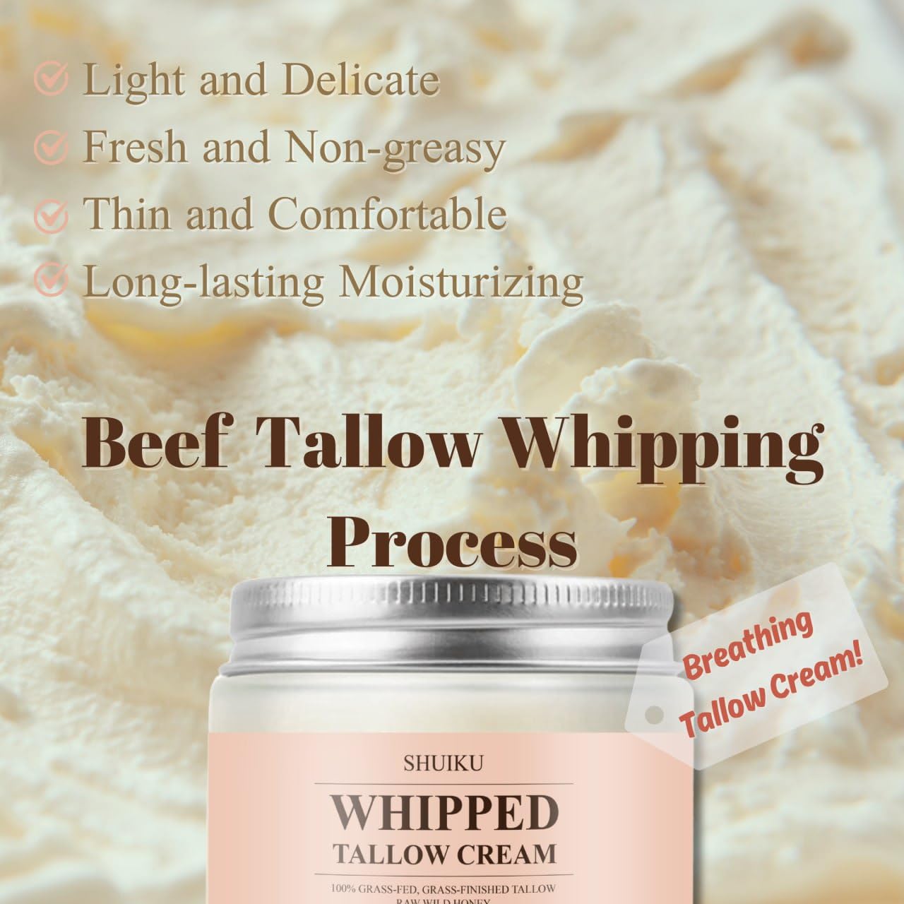 SHUIKU Balm ingredients concept visual with natural components.