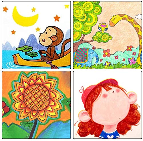 Shuttle Art gel crayons on paper for easy color blending