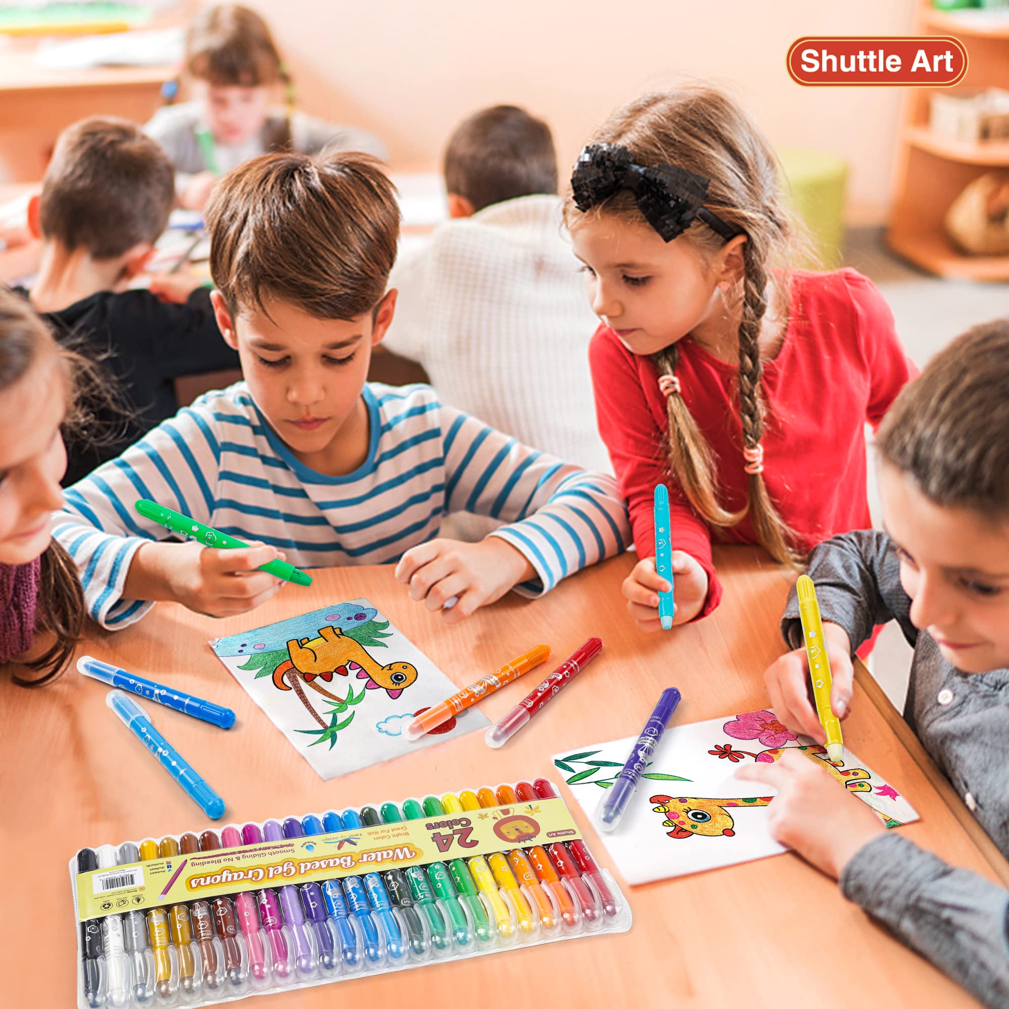 Shuttle Art gel crayon tubes protect tips and reduce breakage