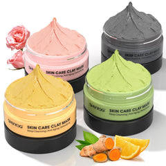 SHVYOG 4Pcs mask set packaging shown for gifting and self-care use