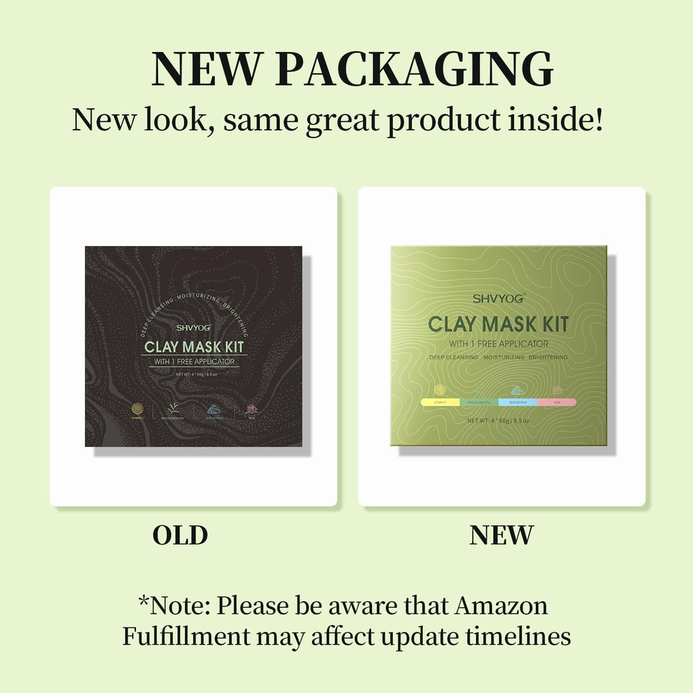 SHVYOG green tea clay mask detoxifies and tones the skin
