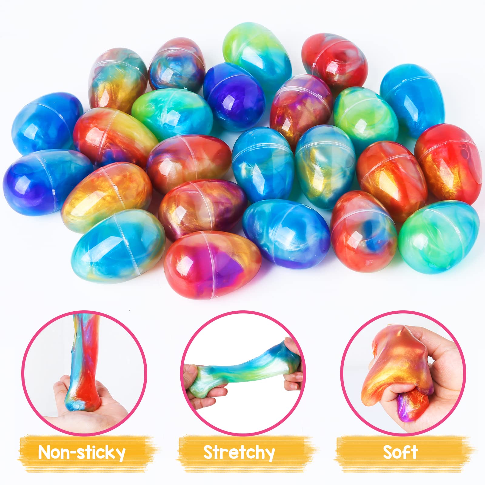 ShyLizard slime-filled eggs provide safe, non-toxic fun for kids 3 and up