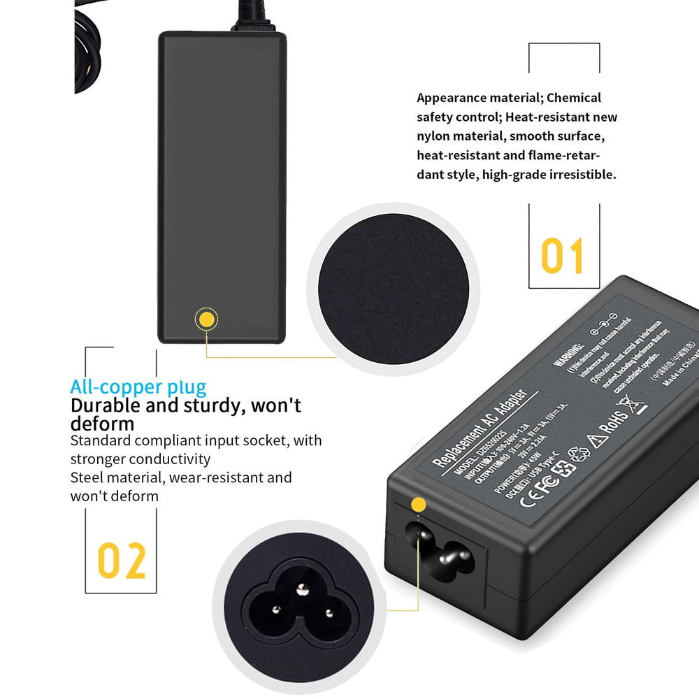 Shyarweyy 45W USB-C charger compact travel kit ready for packing