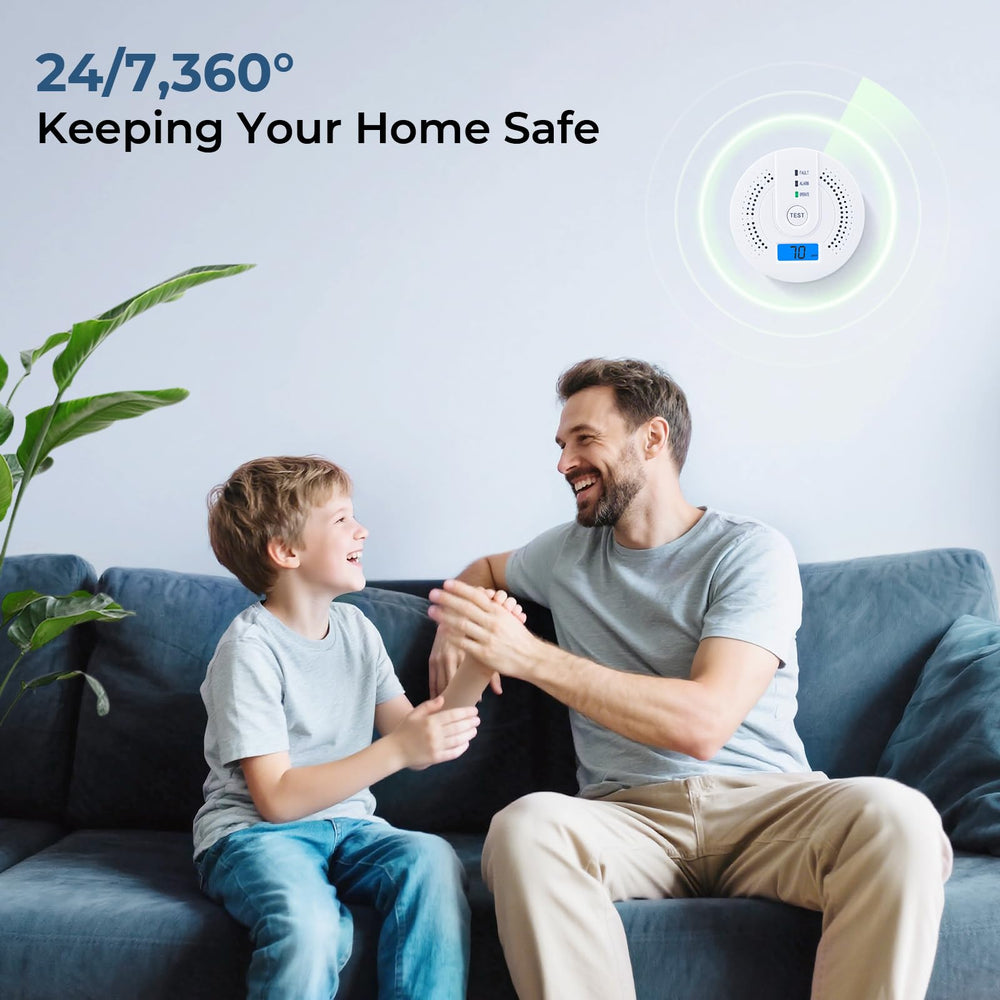SHYEEH JA-995 sound warning delivers audible alerts when CO is detected