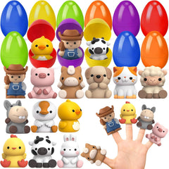 ShyLizard Easter eggs finger puppet collection ready for playful discovery.